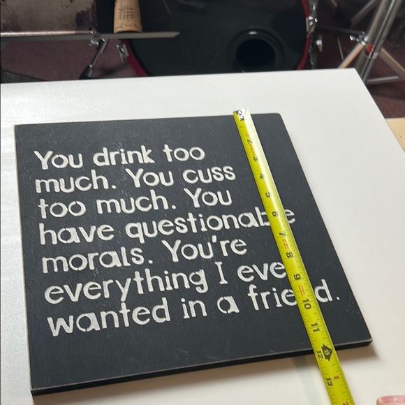 Decorative, Humorous Sign with a Rustic Look - Picture 3 of 15